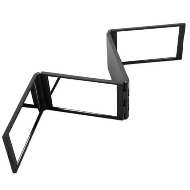 4 Panel Expandable Mirro Foldable Compact Cosmetic Make up Mirror