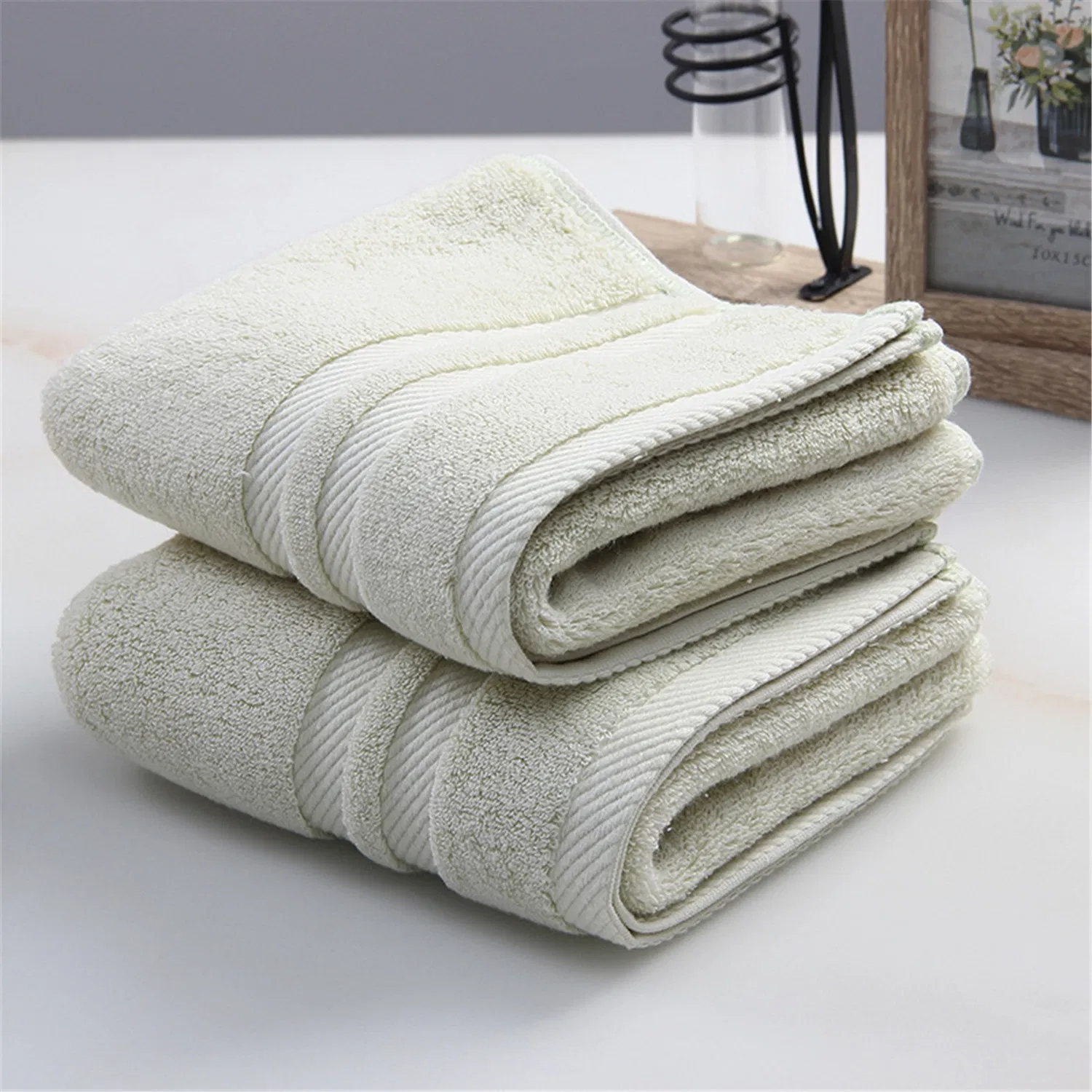 White Towels Kitchen Towels Towel Set Hotel Sublimation Towel