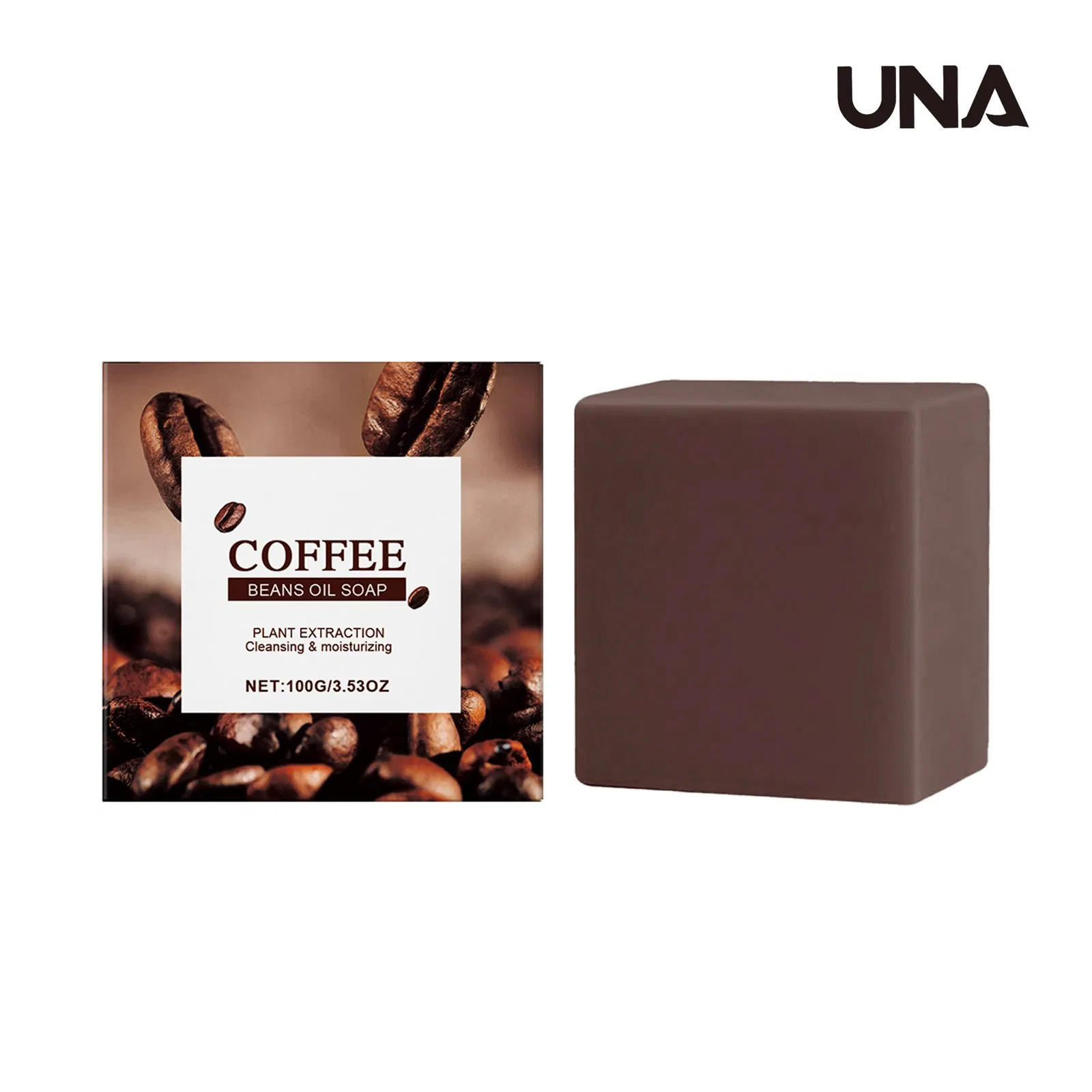 Coffee Skin-Nourishing Essential Oil Soap - Deeply Cleanses Skin, Refreshing, Moisturizing and Hydrating, Softening Skin Care Essential Oil Soap