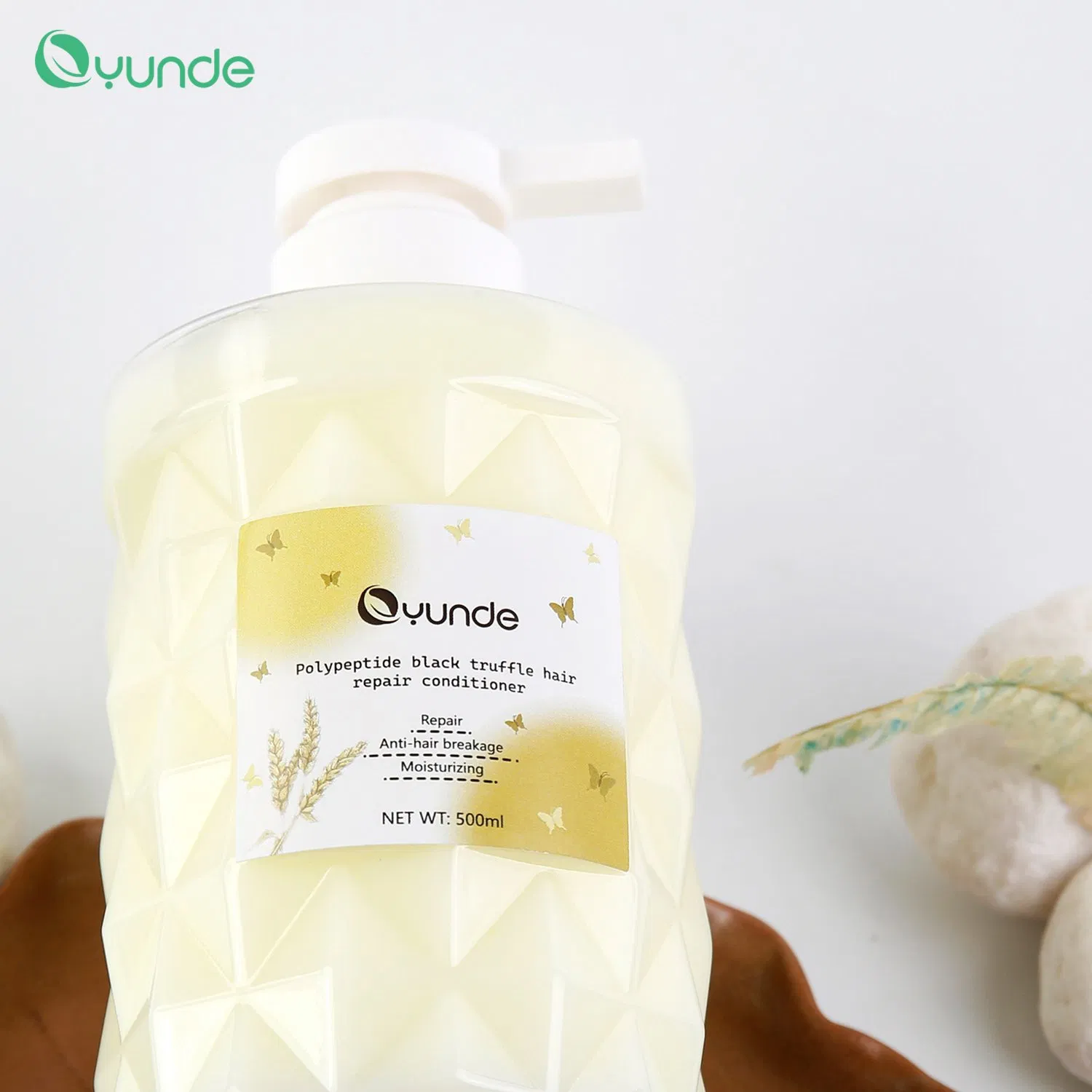 Natural Organic Polypeptide Black Truffle Repair Hair Conditioner for Salon