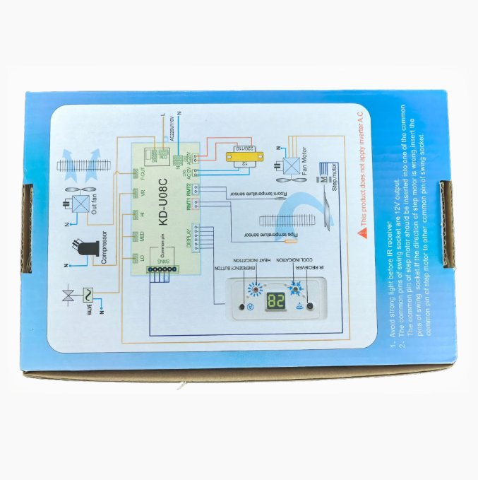 Universal Air Conditioning Remote Control Board for Kd-U08c