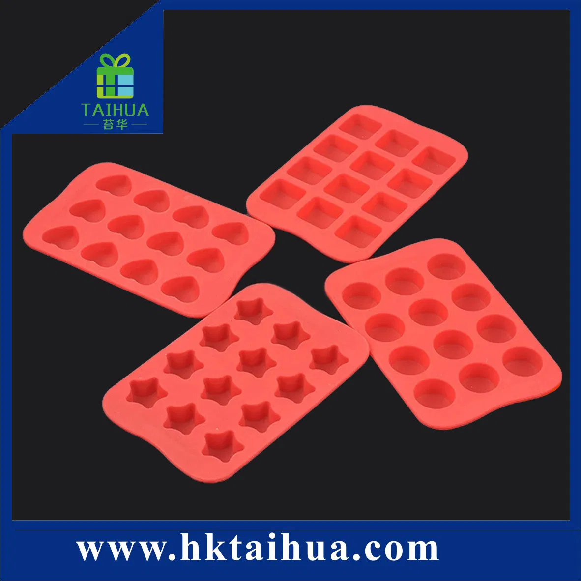 Custom Silicone Ice Tray, Promotion Rubber Ice Tray (TH-bg002)
