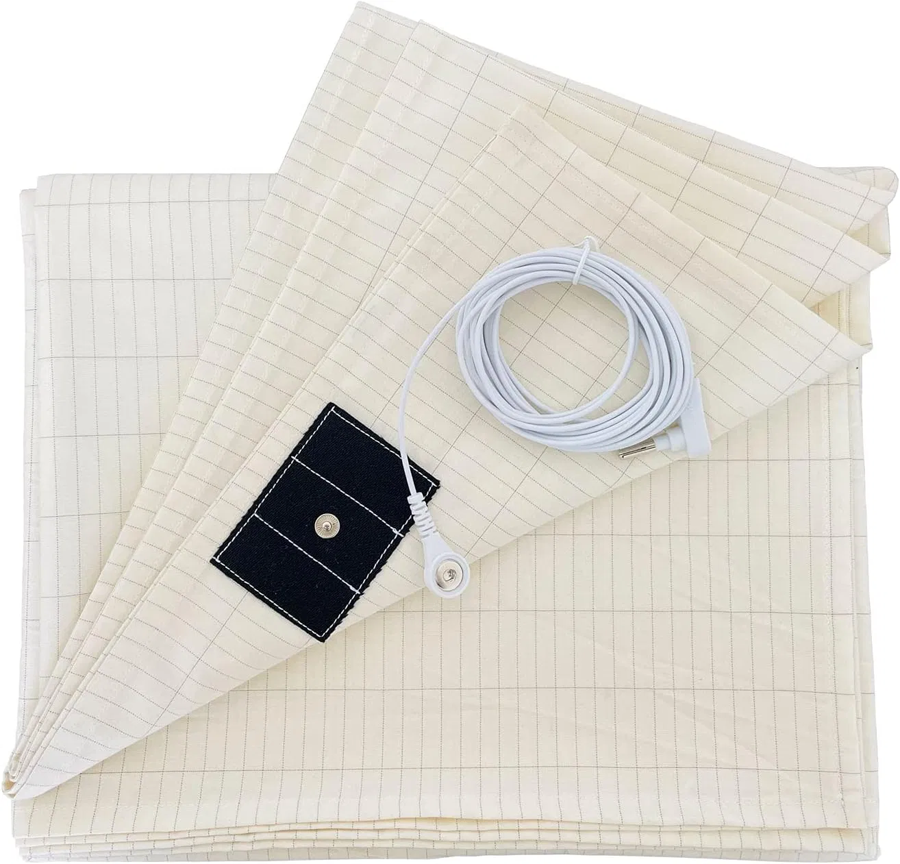 Grounding Sheets, Earthing Fitted Sheet Earth Connected Bedding Fitted Earth Sheets with Grounding Cord