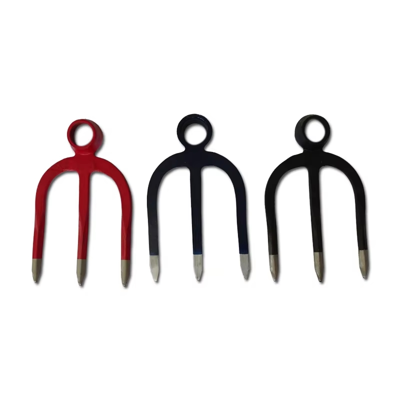 Factory Wholesale Farm Tool High Quality Rail Steel Forged Farming Fork Hoe Head