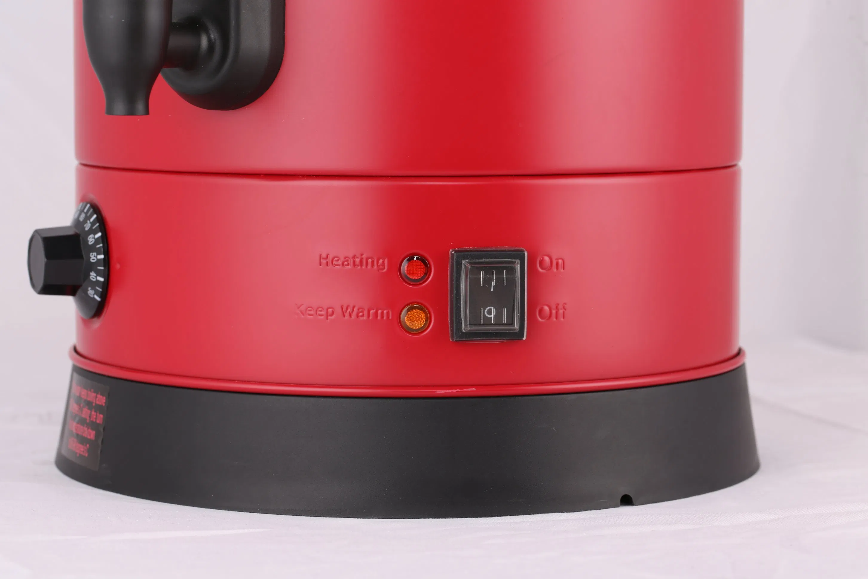 Heavybao Matt Red Commercial Electric Stainless Steel Hot Water Boiler