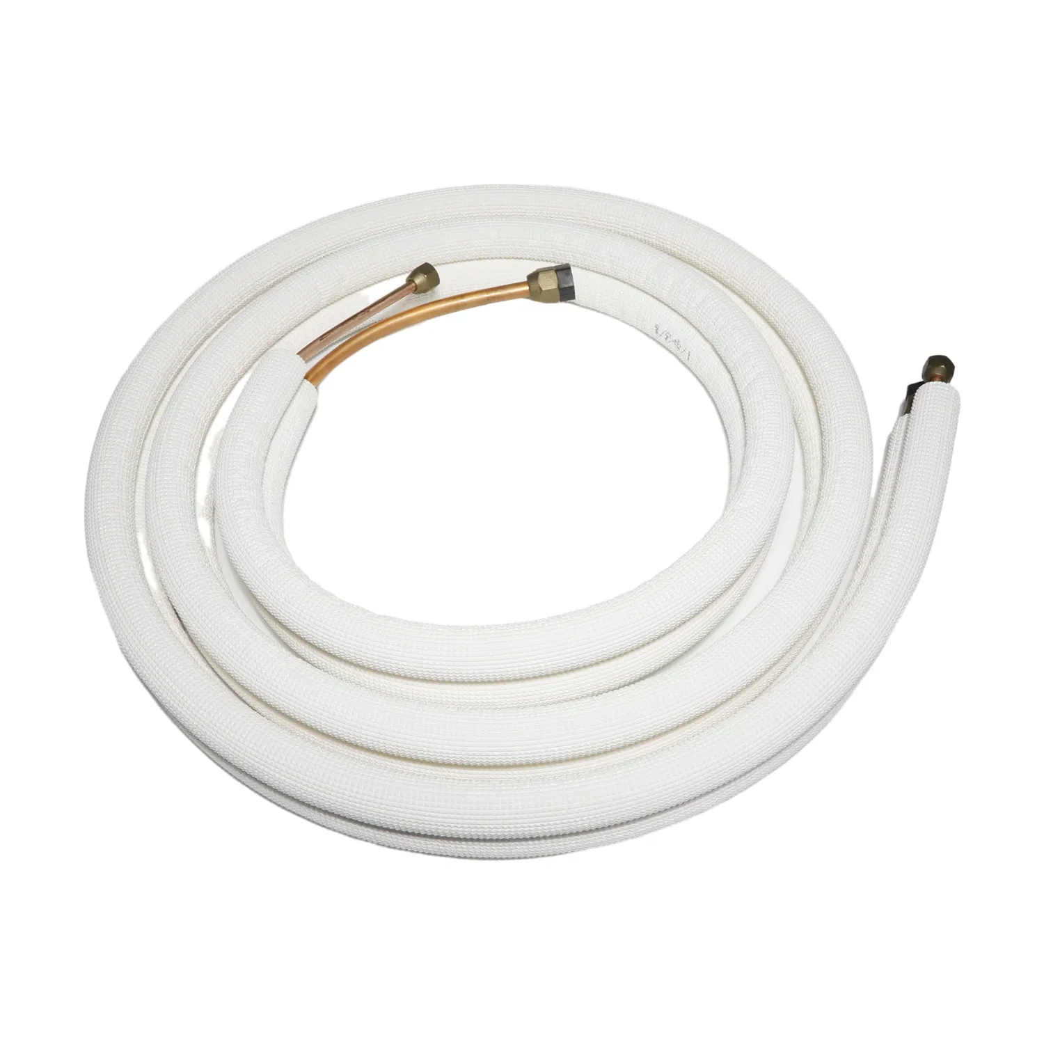 Premium 15m Insulated 15FT 1/4" 3/8" Copper Pipe for Air Conditioning Systems