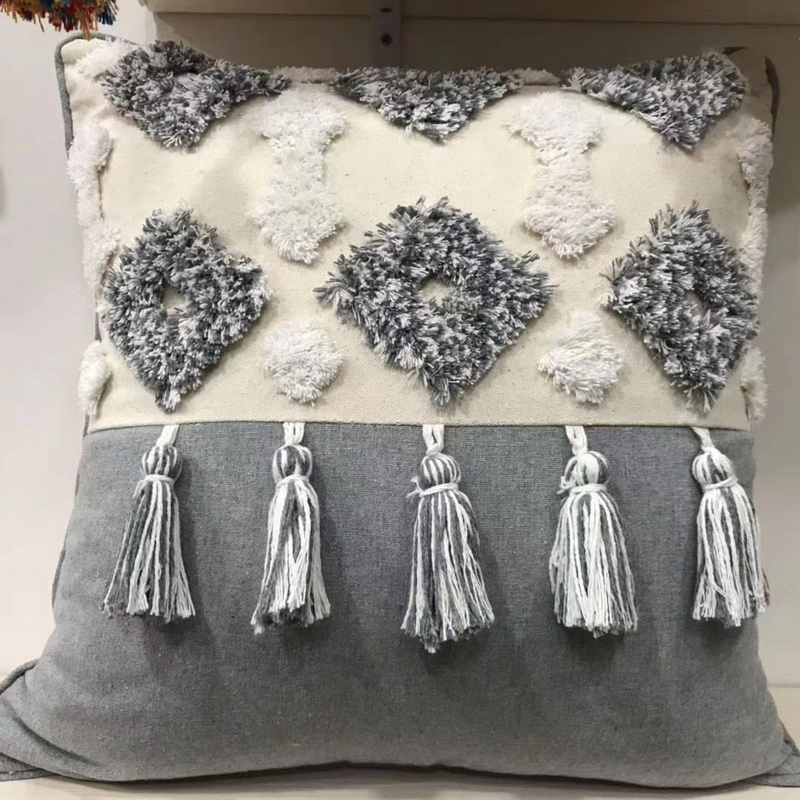 Decorative Striped Velvet Square Mustard Throw Pillows