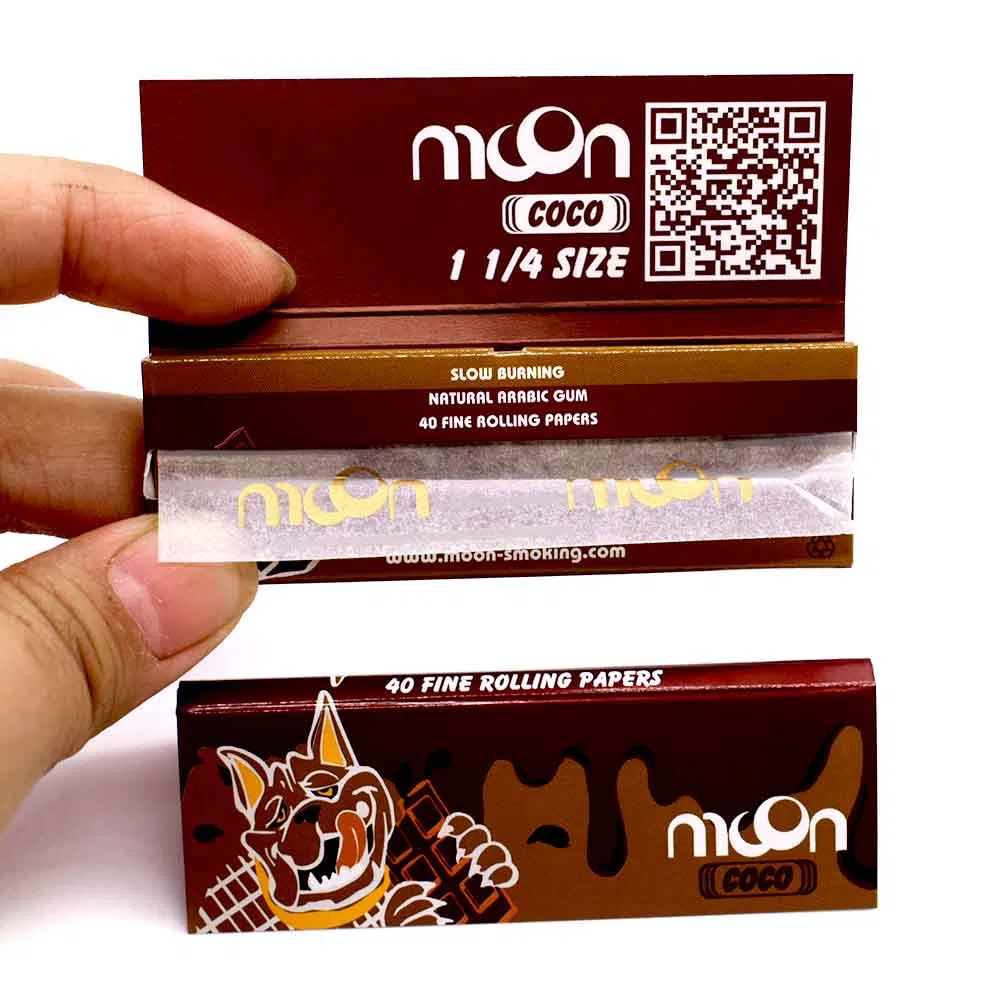 Custom Brand Flavored Smoking Rolling Papers Custom Rolling Paper OEM Smoking Accessories Cigarette Weed Paper Factory Wholesale Price