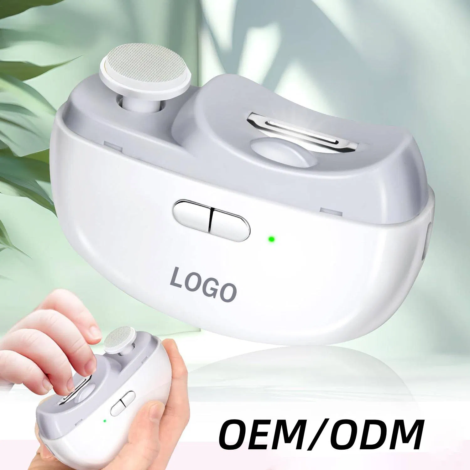 Wholesale Dual Mode Mini Portable Rechargeable Fingernail Trimmer Automatic Electric Nail Clipper