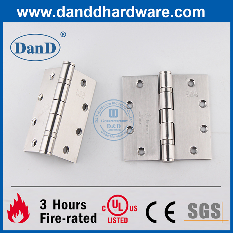 Stainless Steel 304 Hardware UL Listed Heavy Duty Fire Rated Door Hinges