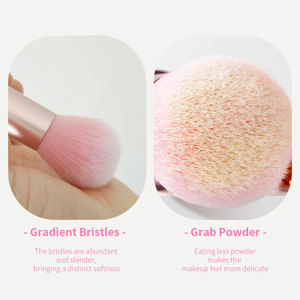 Retractable Cosmetic Makeup Nail Art Travel Face Beauty Blush Brush Single Portable Powder Kabuki Brush
