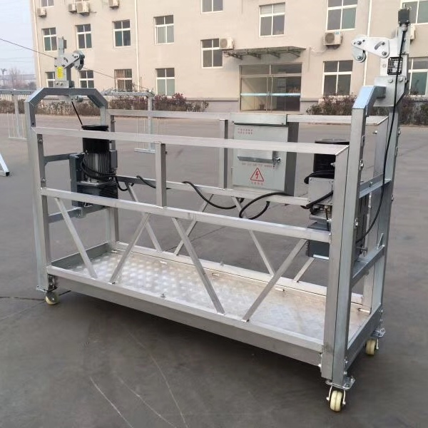 China Manufacturer/Factory CE Approved Aluminum Industrial Electric Outdoor Construction Hoist/Lift Facade/Building Cleaning Cradle Platform Price for Suspended