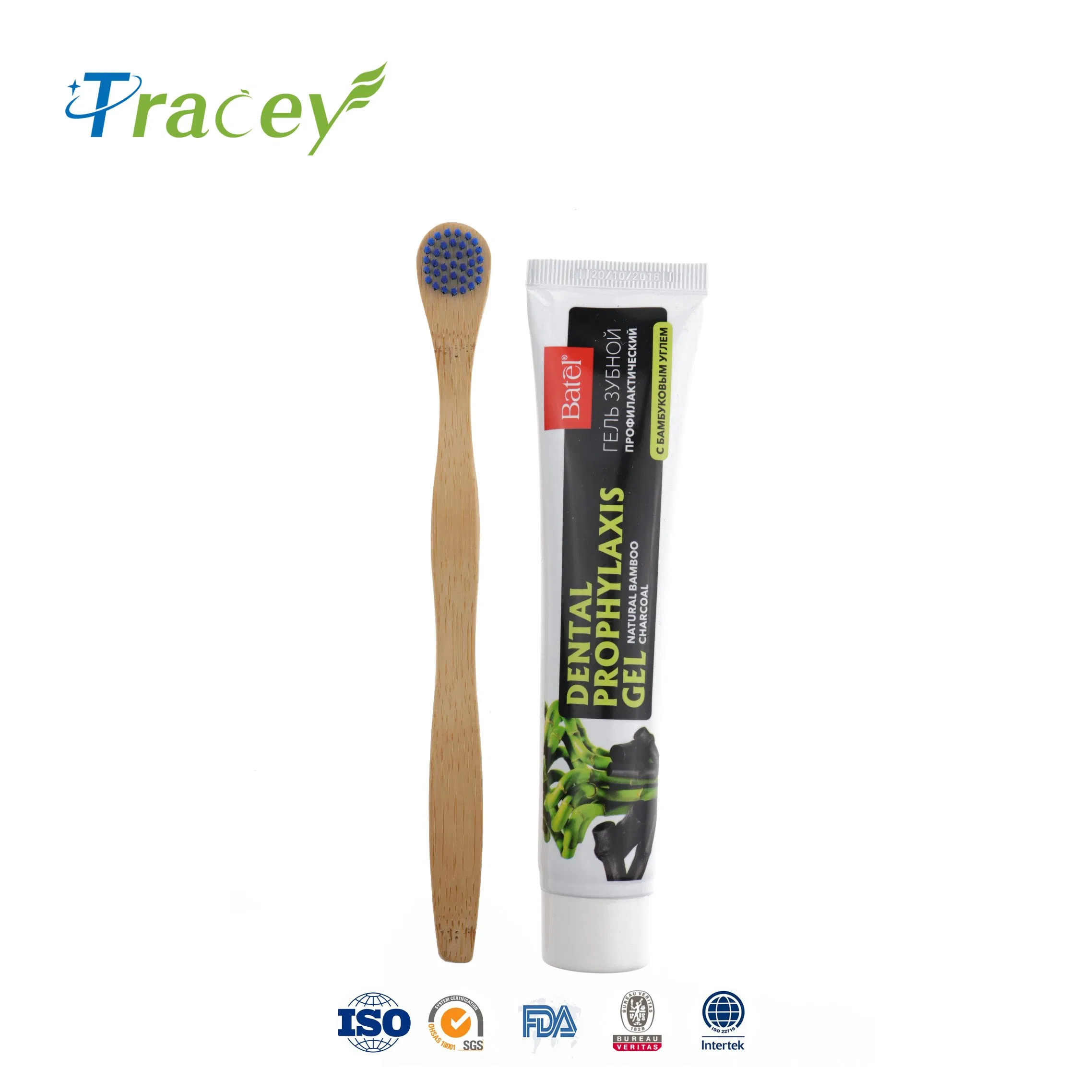 Xoc 100ml Charcoal Toothpaste Bamboo Cleansing Black Toothpaste for Africa Market