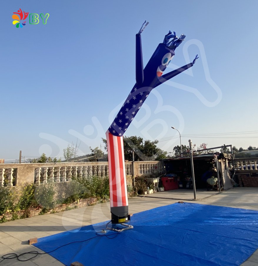 Popular Different Colors 20FT High Advertising Inflatable Sky Air Dancers From China Factory