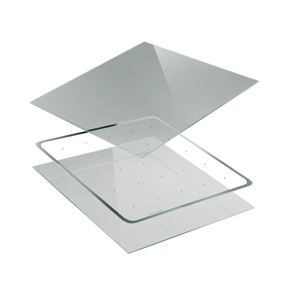 Fully Tempered Low-E Glass Roof Skylight Vacuum Insulated Building Window Glass