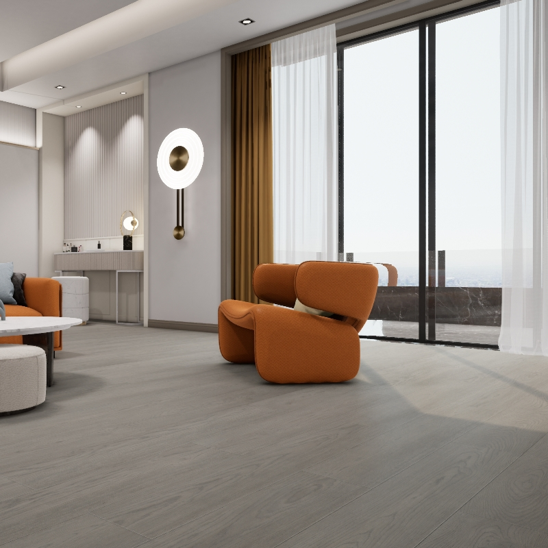 Cold Press 9 Inch Width Hardwood Wire Brushed Prefinished Engineered Timber Flooring for Dance Studio