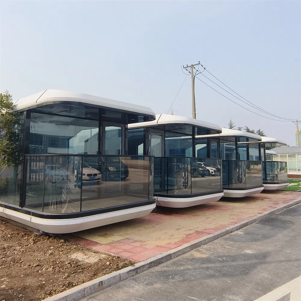 Hot Sales Customization Villa Modular Detachable Luxury Prefabricated Home Pod Capsule House for Government Temporary Housing Project
