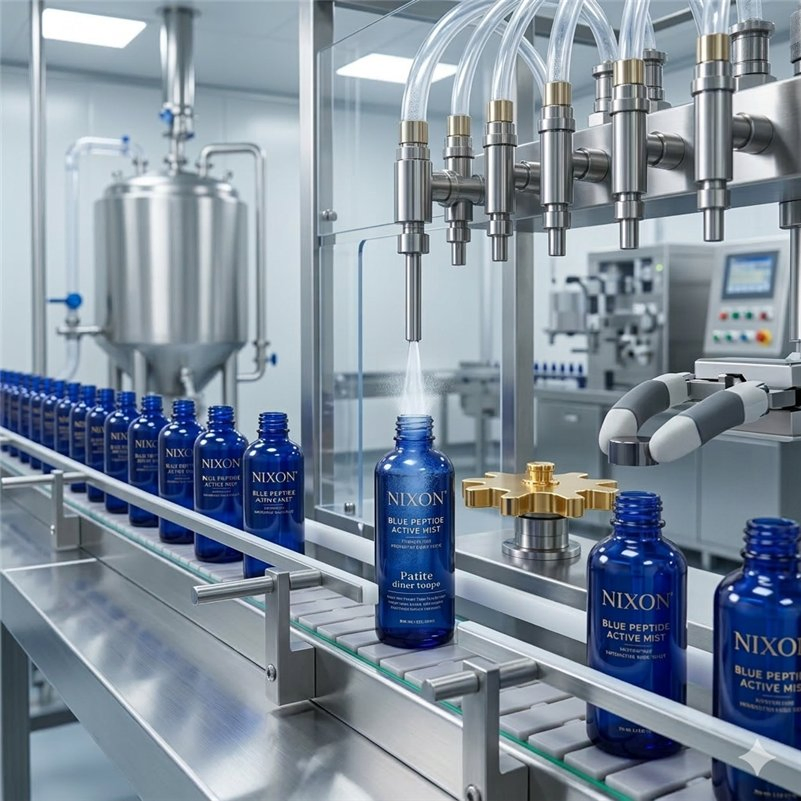 Skin Care E Commerce Supplier Blue Copper Peptide Spray Water Manufacturer