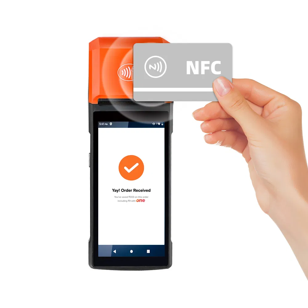 Multi-Language WiFi 4G GPS Mobile Payment Handheld POS Terminal with Card Reader R330 Plus