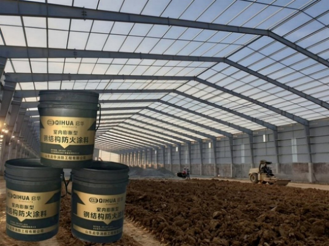 Durable Indoor Water-Soluble Ultra-Thin Intumescent Fireproof Coating for Steel Structures