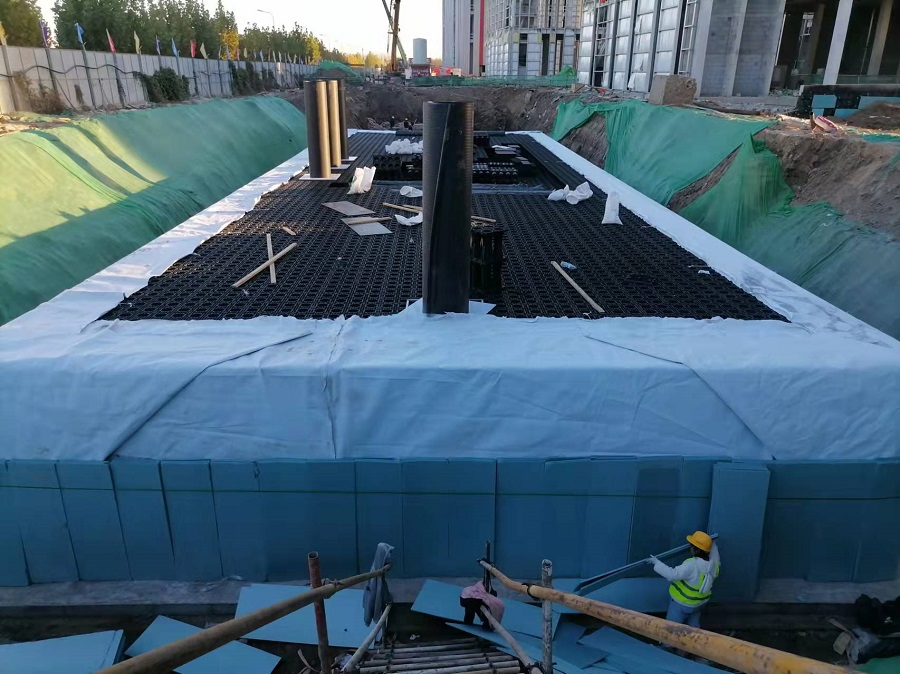 Rainwater Cistern PP Module Rainwater Storage Tank in Underground, Soakaway Crate