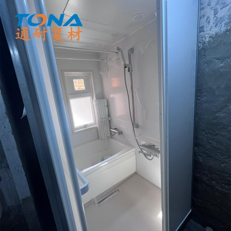 Mobile SMC Bathroom with Prefab Shower Room for Outdoor Construction Site Use