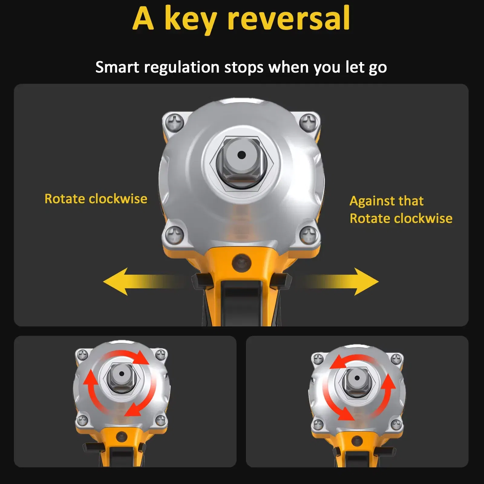 Беспроводной гайковерт Cisivis 3/4, 500 Нм