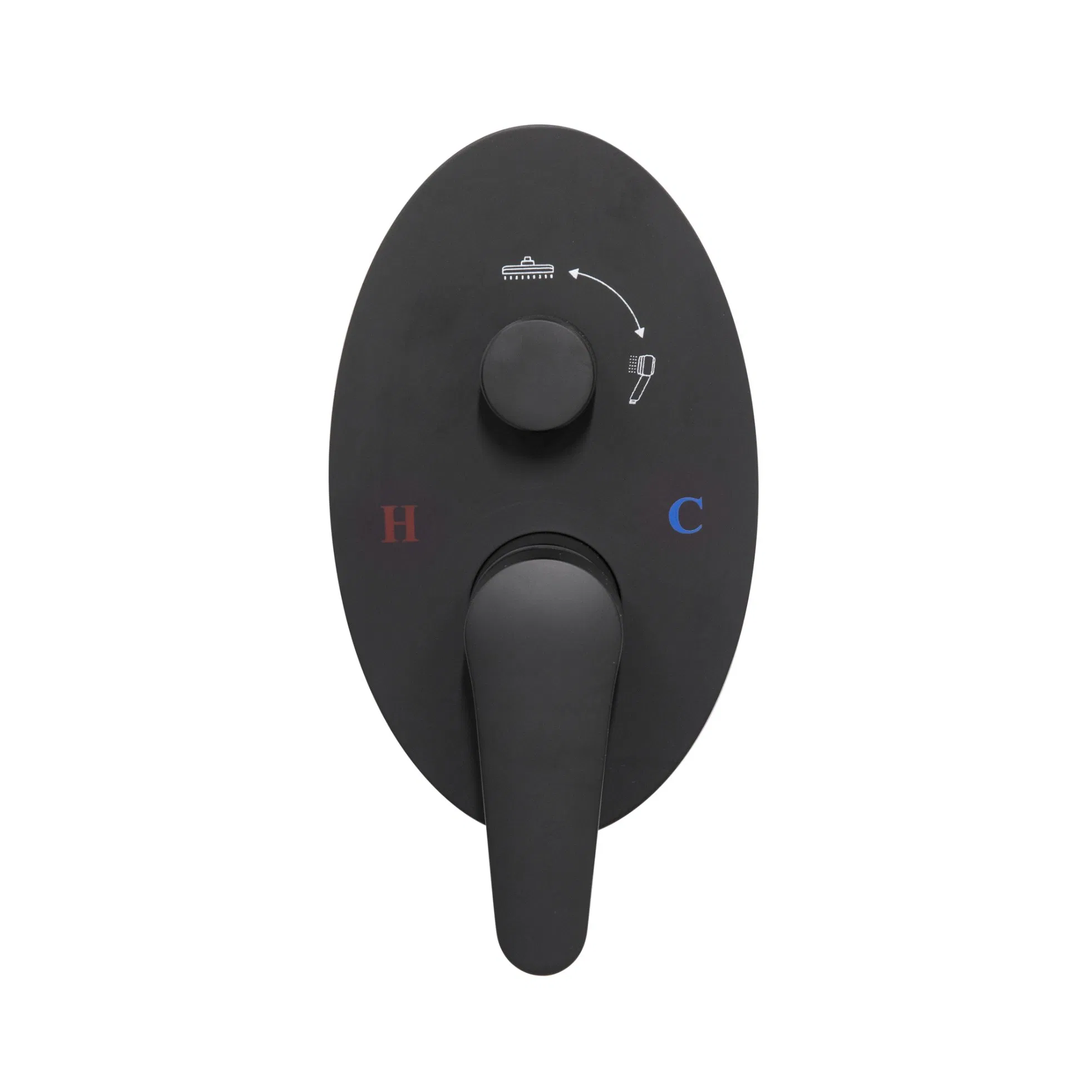 Смеситель для душа термостатический черный ODN202334