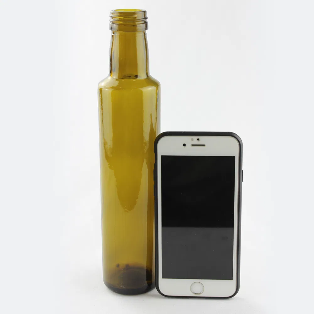 Glass Bottles for Olive Oil Vinegar or 250 Ml Label Printing Olive Oil Bottle Dispenser Easy Pour Spout Set