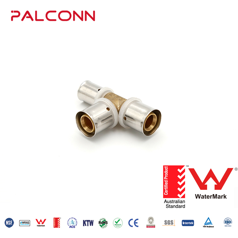 Pex Crimp Fittings with Dzr Brass Watermark Approval