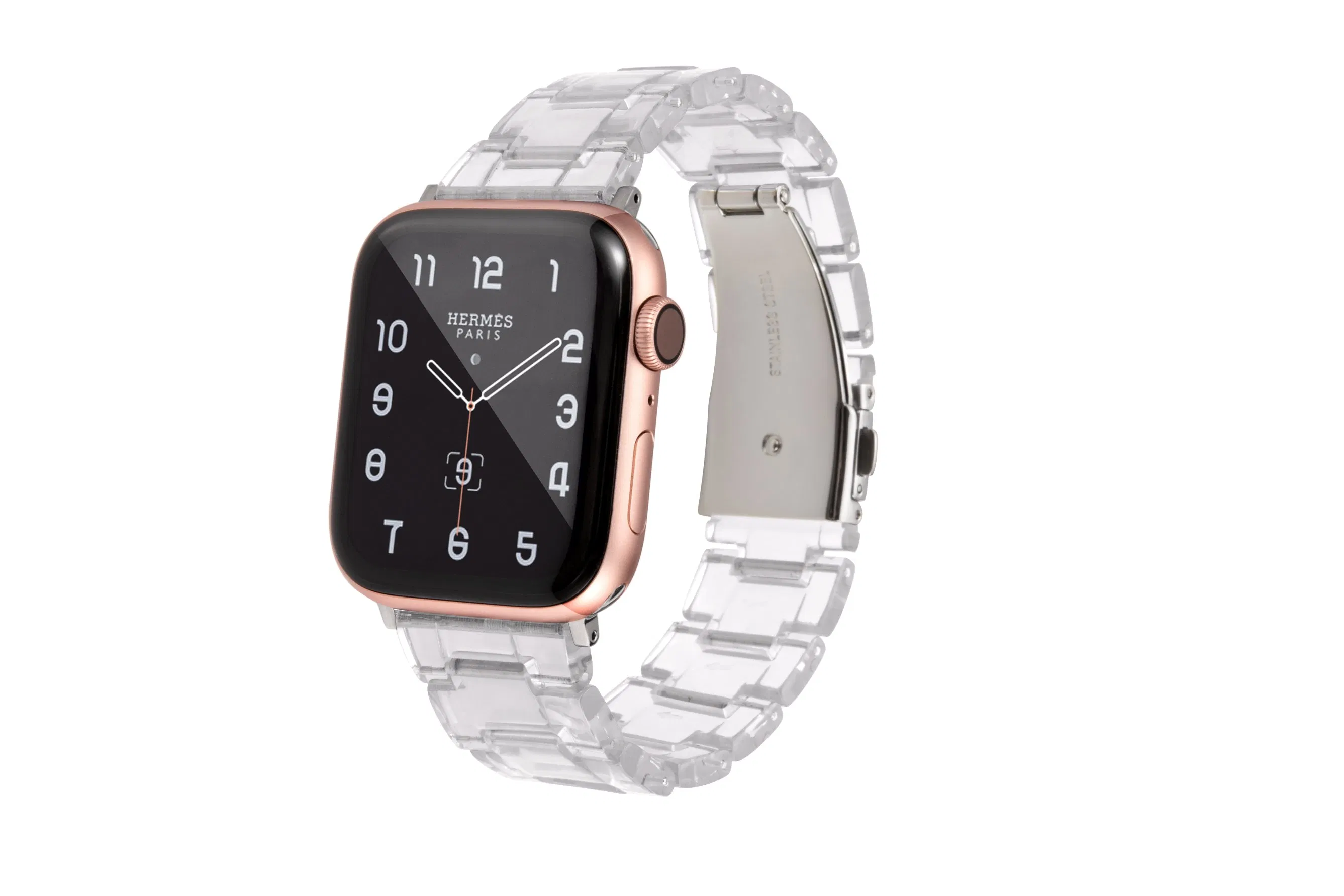 Resin Bands Watch Band 41 mm 40 mm 38 mm 45 mm 44 mm 42 mm, Stylish Lightweight Wristband Bracelet for Apple Watch Women
