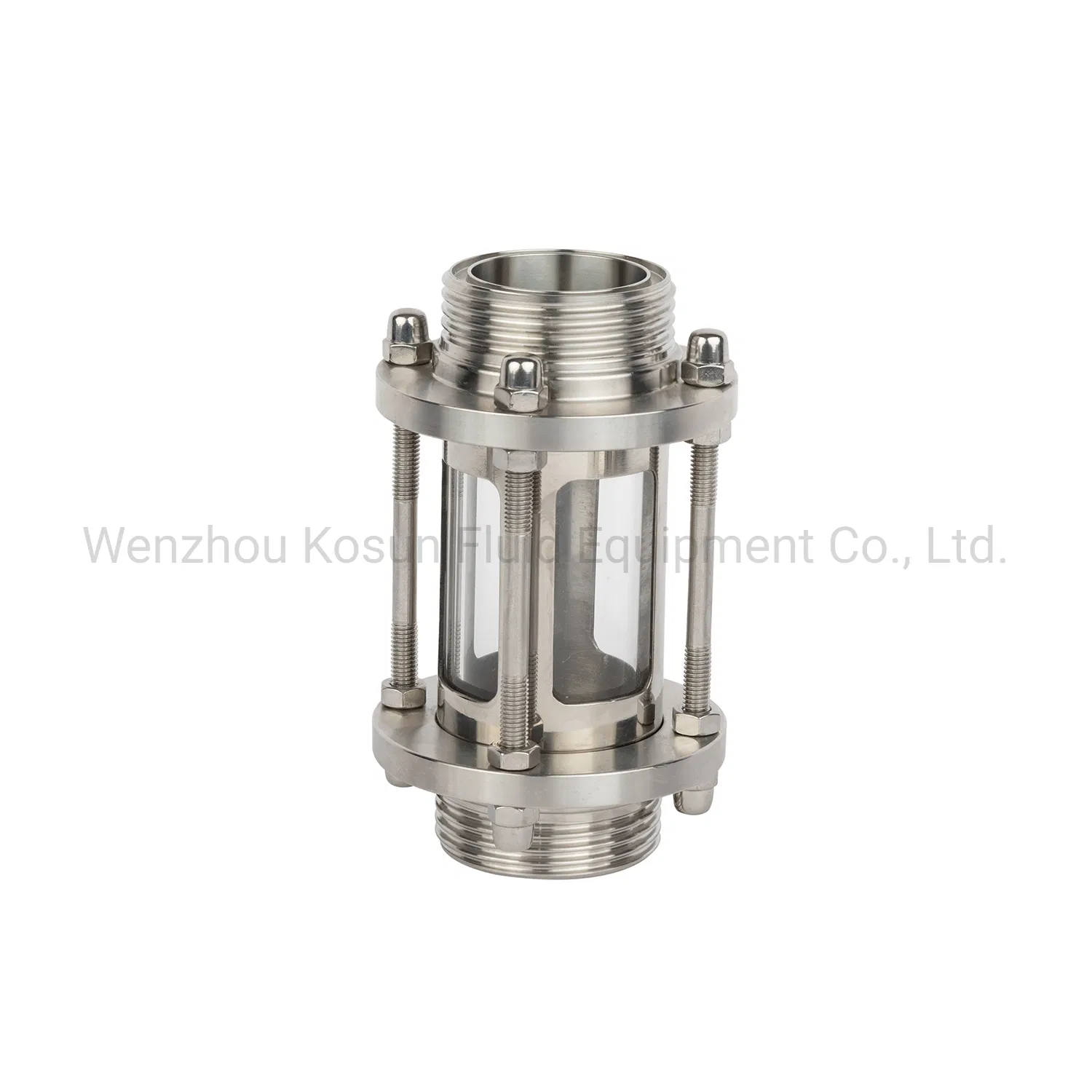 DIN SMS Rjt Union Type Sanitary Straight Sight Glass