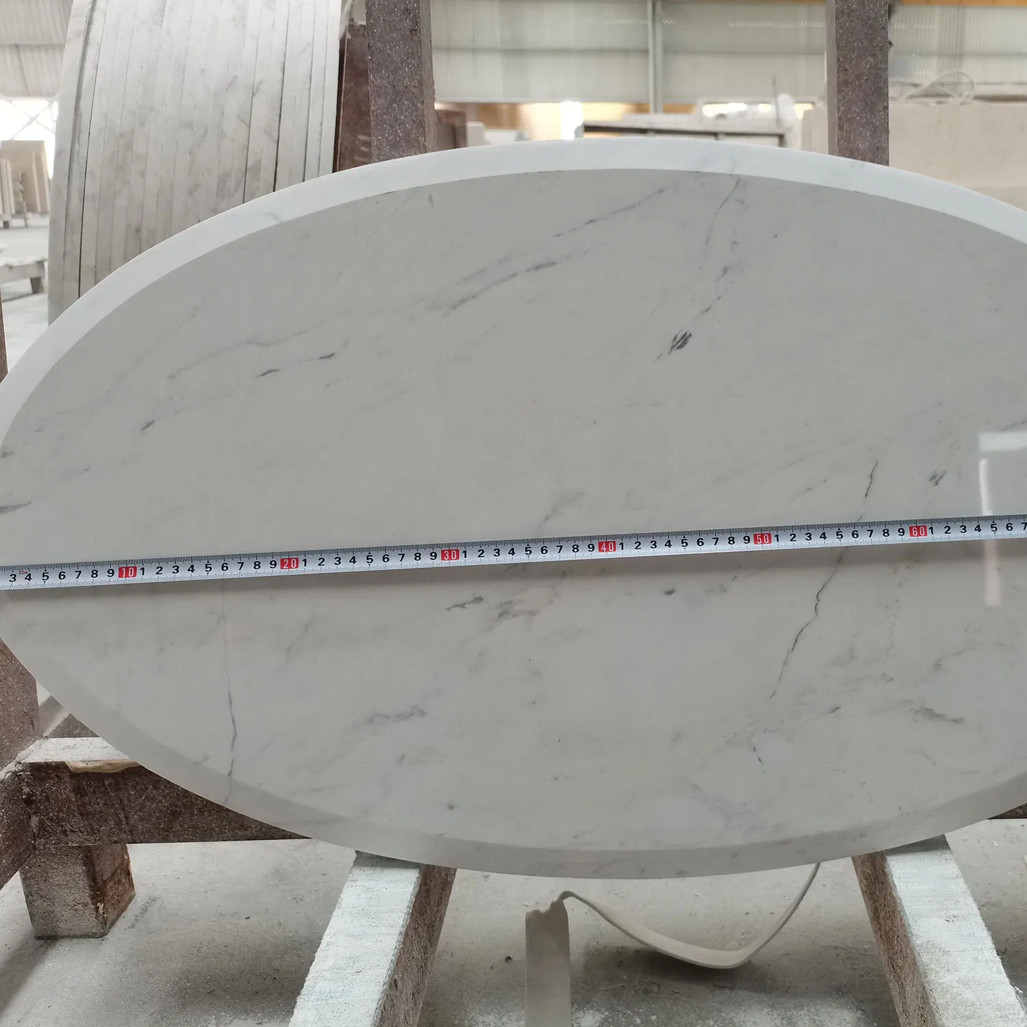 Hot Selling Volakas Marble Slab Greece Table Marble Nature White Tiles Marble Table Top
