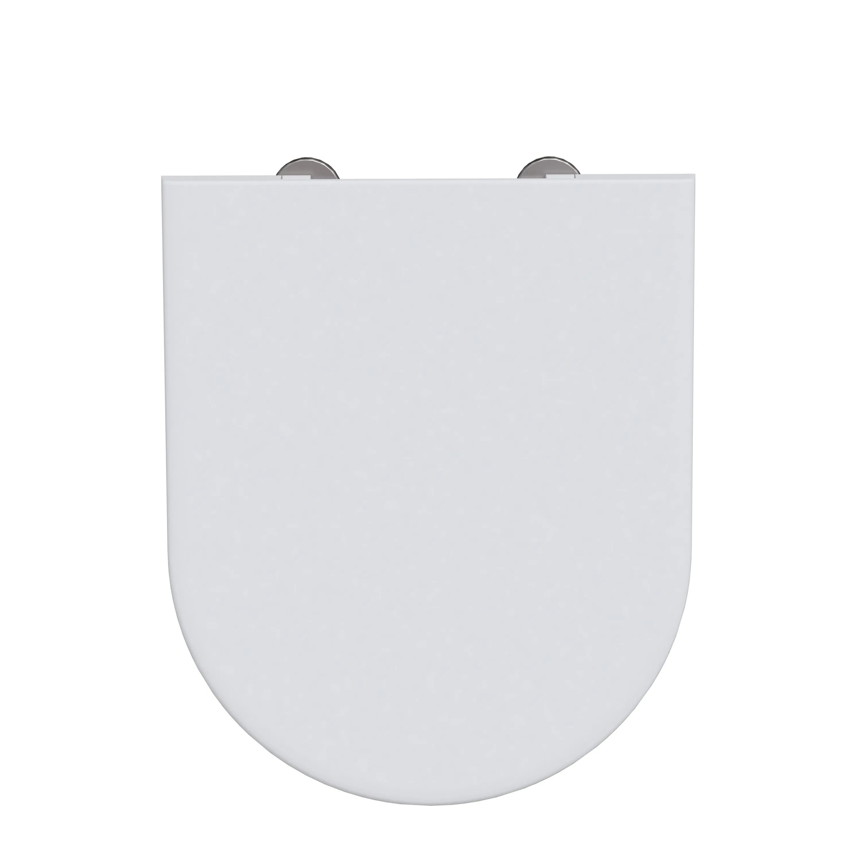 Contemporary Matte D-Shape Toilet Seat for Elegant Bathrooms