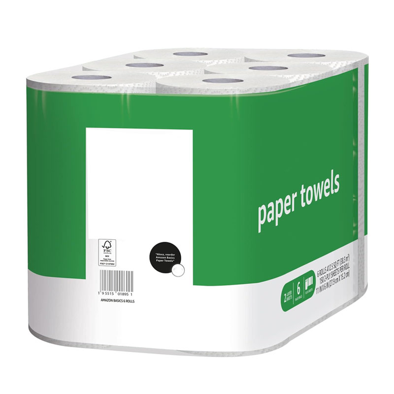 Ast Delivery Cheap Price Embossed Individually Wrapped Absorption 2ply Kitchen Towel Tissue Kitchen Paper