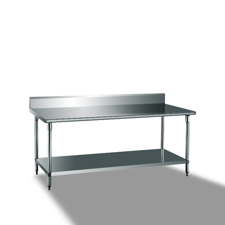 Assembling Stainless Steel Work Table with Overshelves (CZ120TS)
