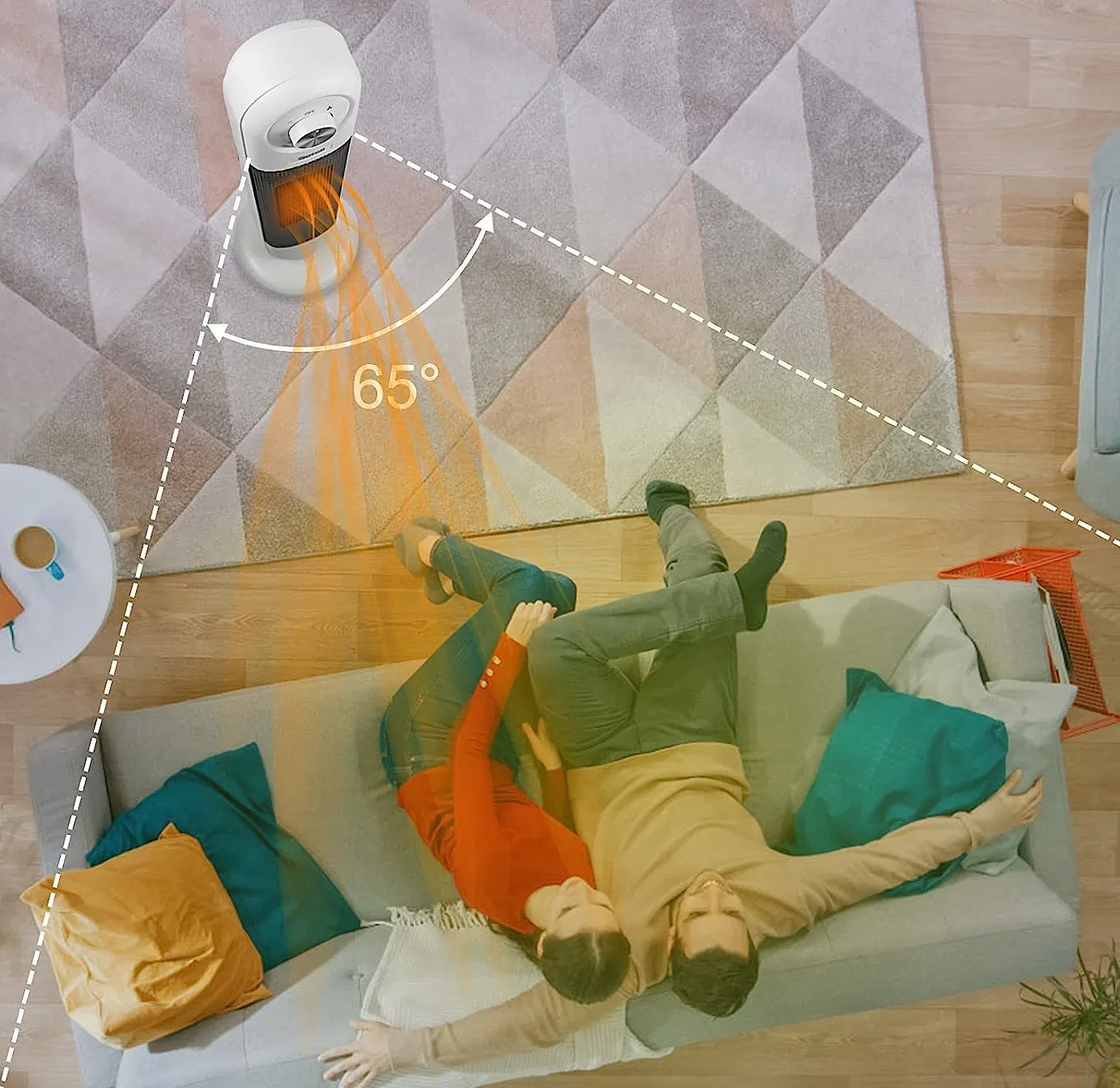 Smart Portable Heater with Overheat Protection for Safe Use