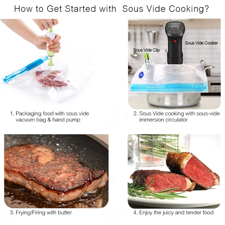 Heavybao Low Temperature Slow Food Cooker Stainless Steel Sous Vide for Restaurant