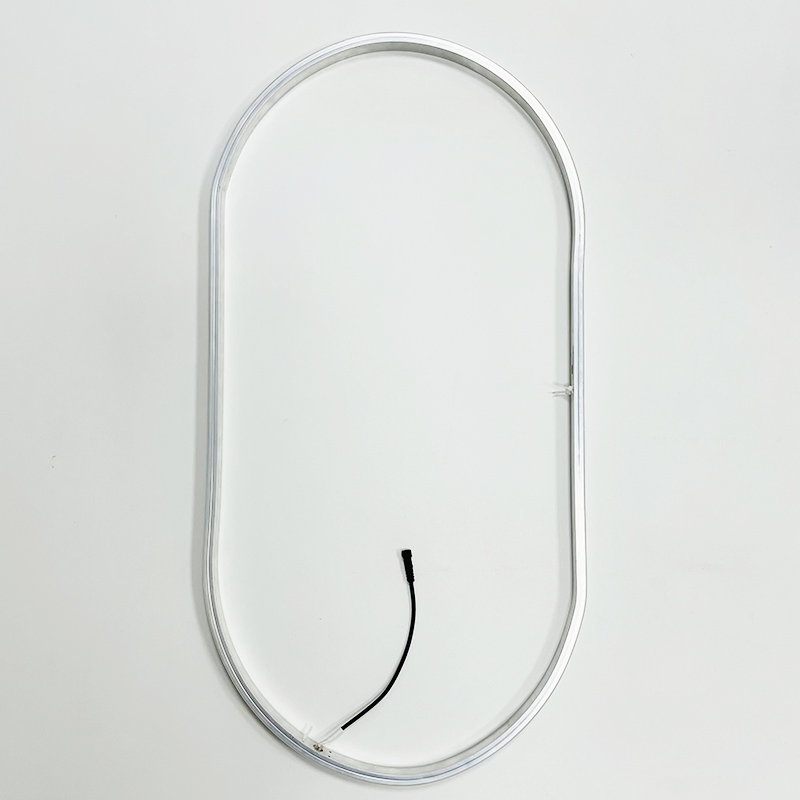 Aluminium Alloy Profile Alloy Profile Frame Brush Mirror Frame with Light IP44