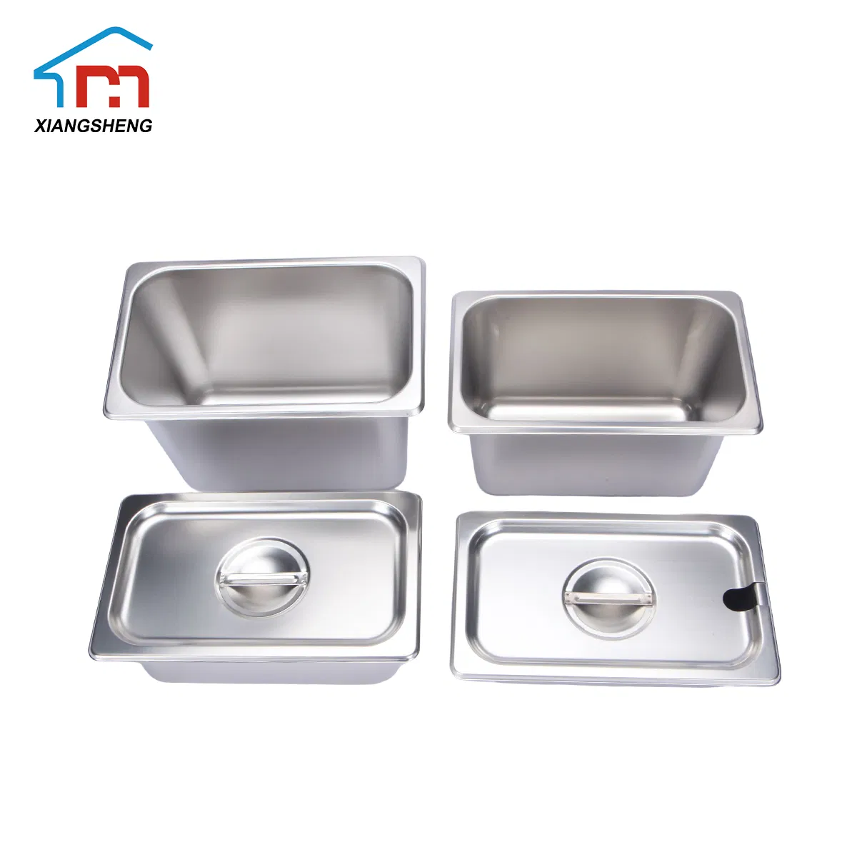 Xiangsheng Stainless Steel Gastronorm Pan 1/1 1/2 1/3 1/4 1/6 1/9