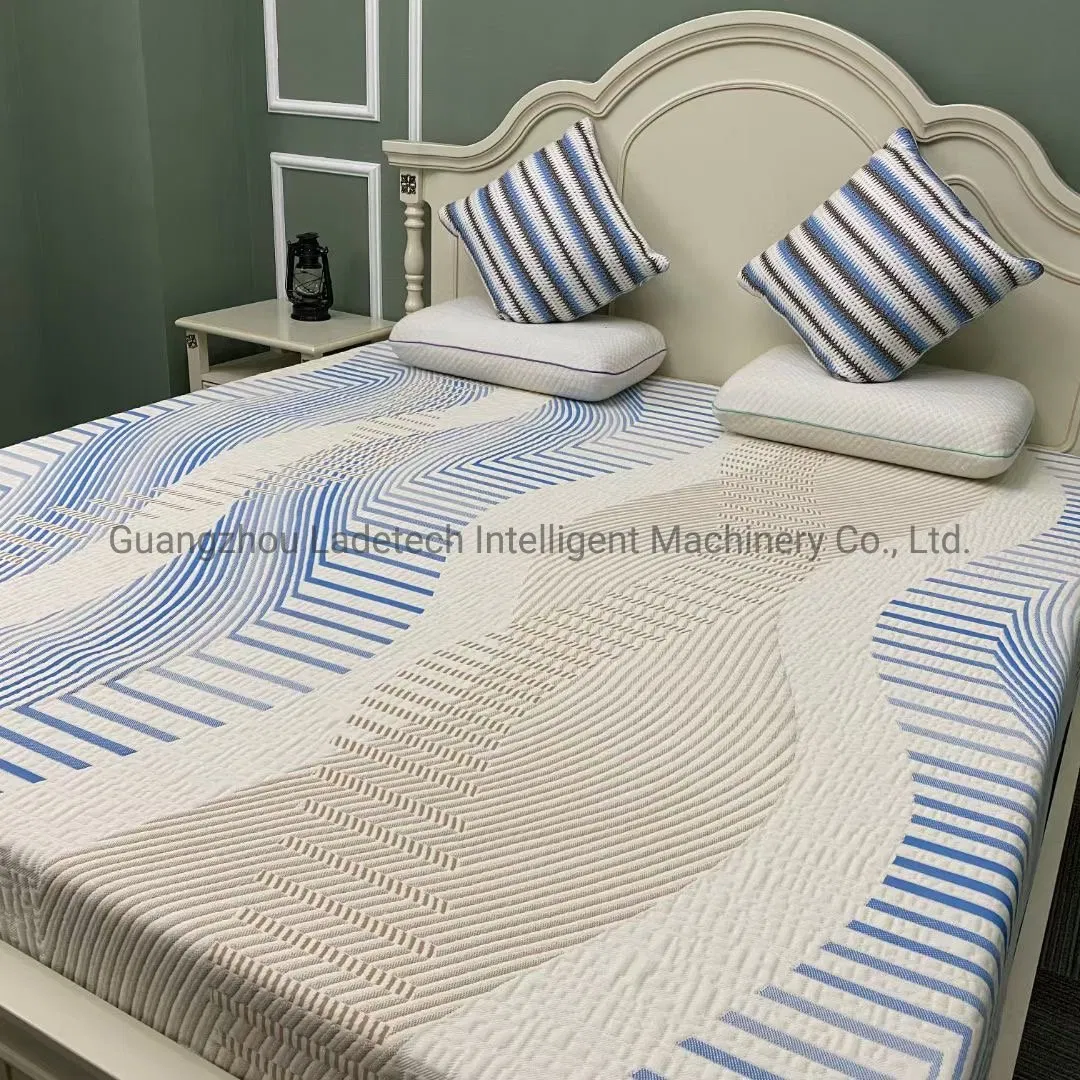 LDT-ZJB  Cheaper Price 300-450Grams High Class Mattress 100% Polyester Knitted Jacquard Fabric