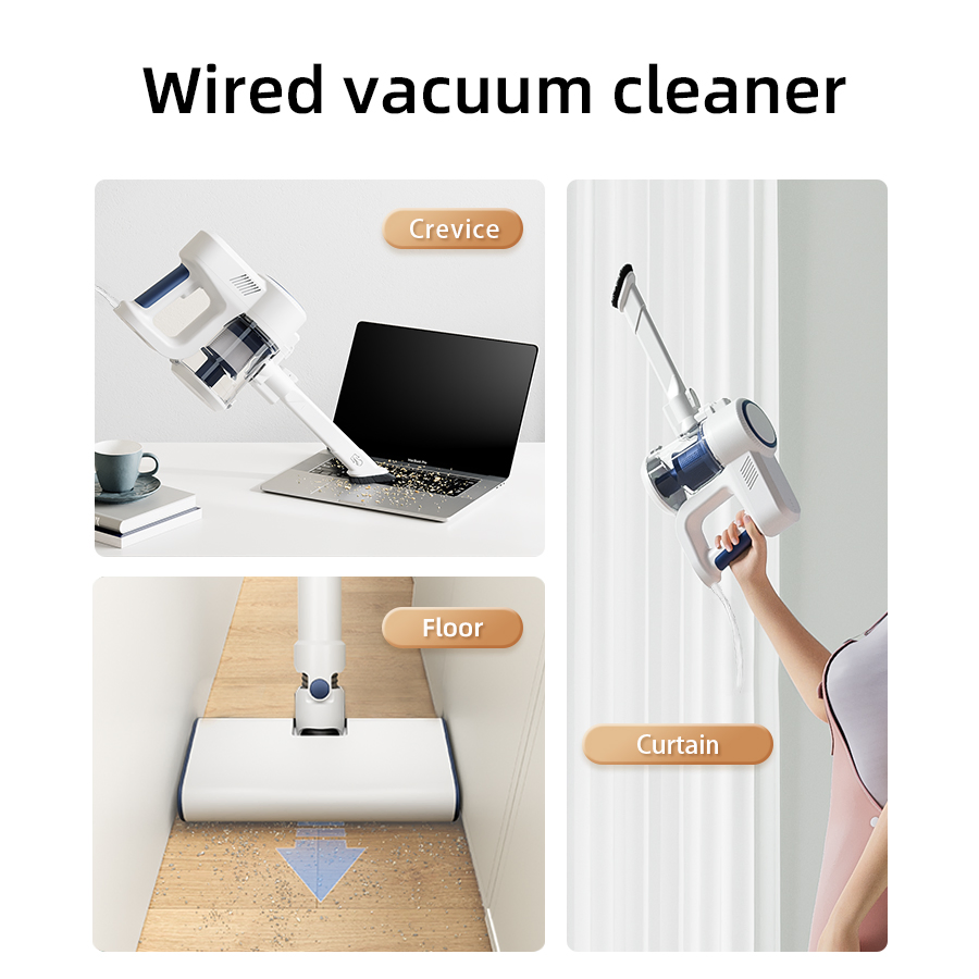 Home Appliance Floor Cleaner 16kpa High Power Pet Cordless Handheld Dry Car Stick Vacuum Cleaner