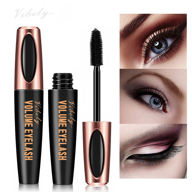 Lasting Waterproof Extension Lengthening Curling Eyelash 4D Fiber Mascara