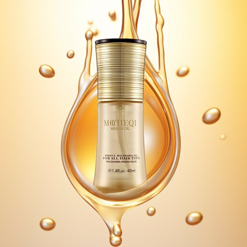 Mocheqi Moroccan Argan Oil Hair Essence Lotion Nourishing and Repairing Formula