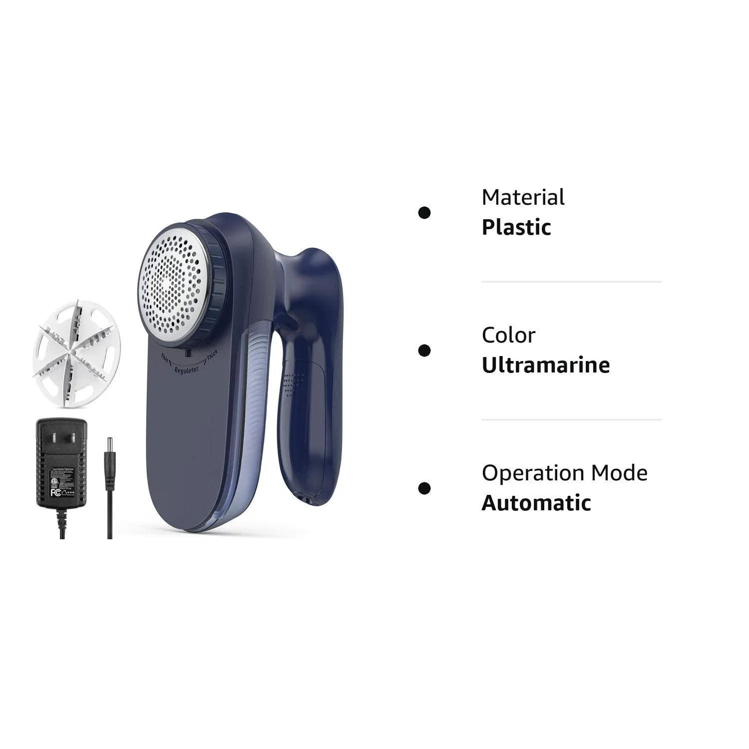 Sweater Fabric Shaver Home-Edition Powerful Efficient AC-Adapter Battery Powered Fuzz Lint Remover