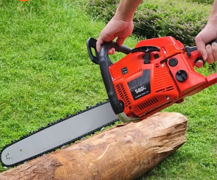 58cc Wood Cutting Machine Chainsaw 5800 Petrol Professional Gasoline Gas Chain Saw for Sale