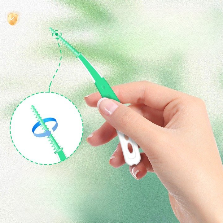 Soft Silicone Portable Orthodontics Interdental Cleaning Brush Other Oral Care