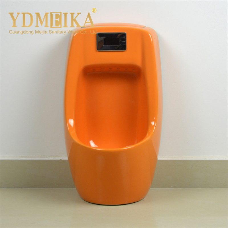 White and Colorful Children's Hanging Floor Ceramic Urinal Cartoon Sensor Boy Toilet for Bathroom Use Made of Durable Paper Material