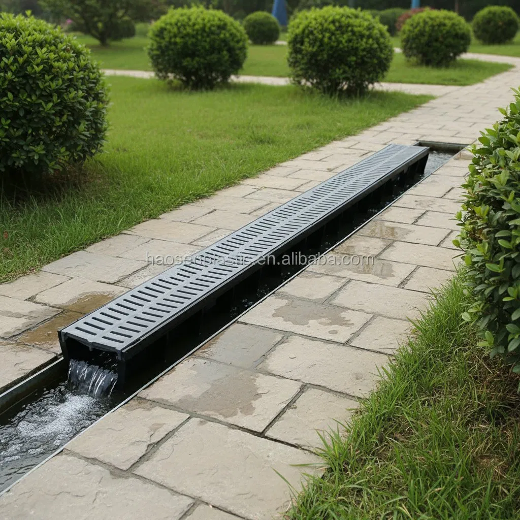 Durable PP Plastic Drainage Channel with Strong Flow Capacity