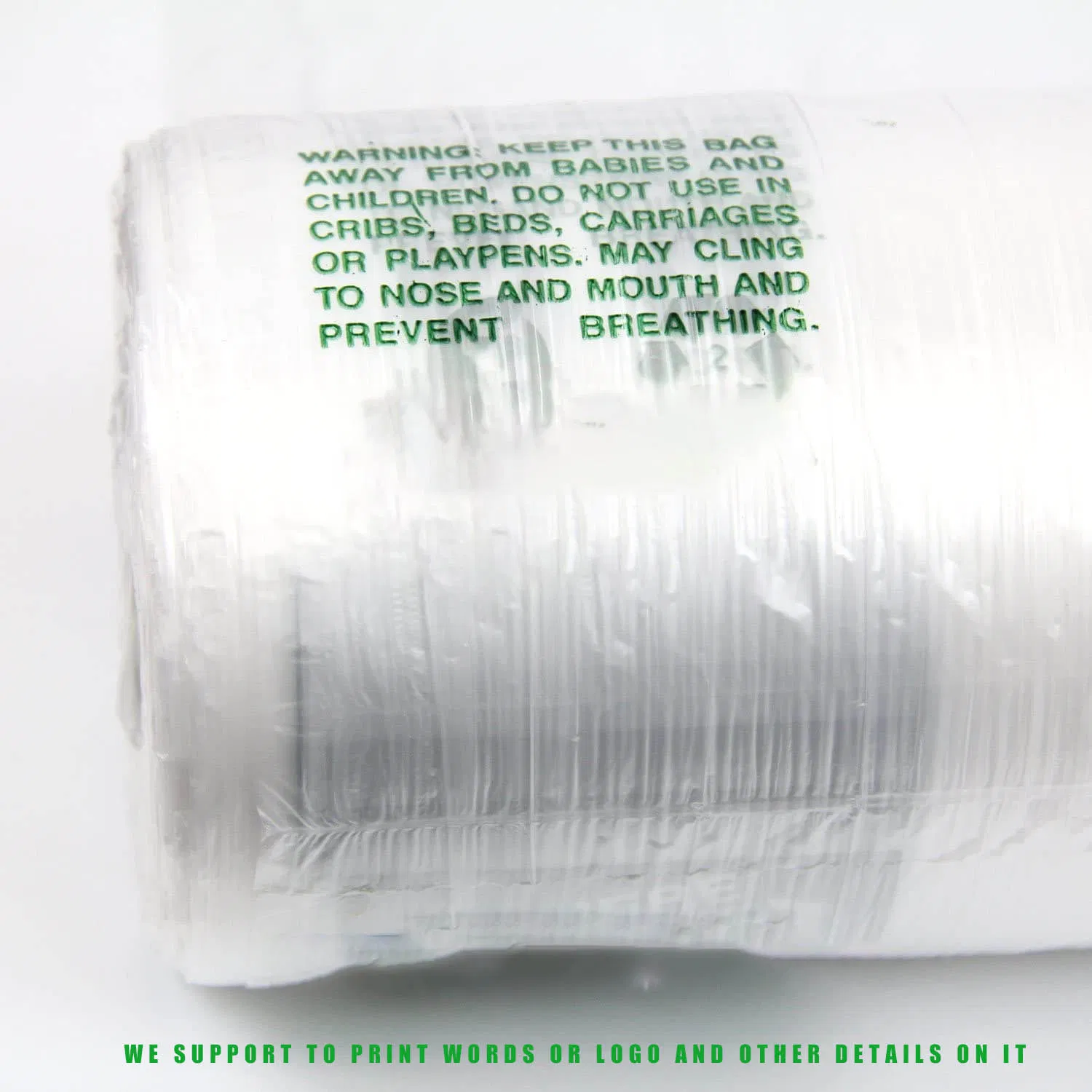 Hot Sale Custom Printing HDPE Bag LDPE Clear Plastic Produce Bags for Supermarket on Roll Fruits Vegetables Produce Plastic Fresh Bag